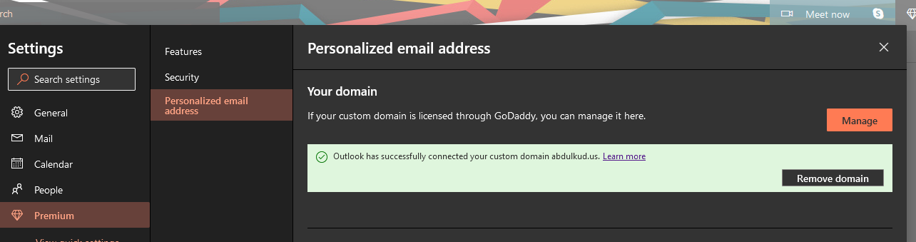 Personalized email address